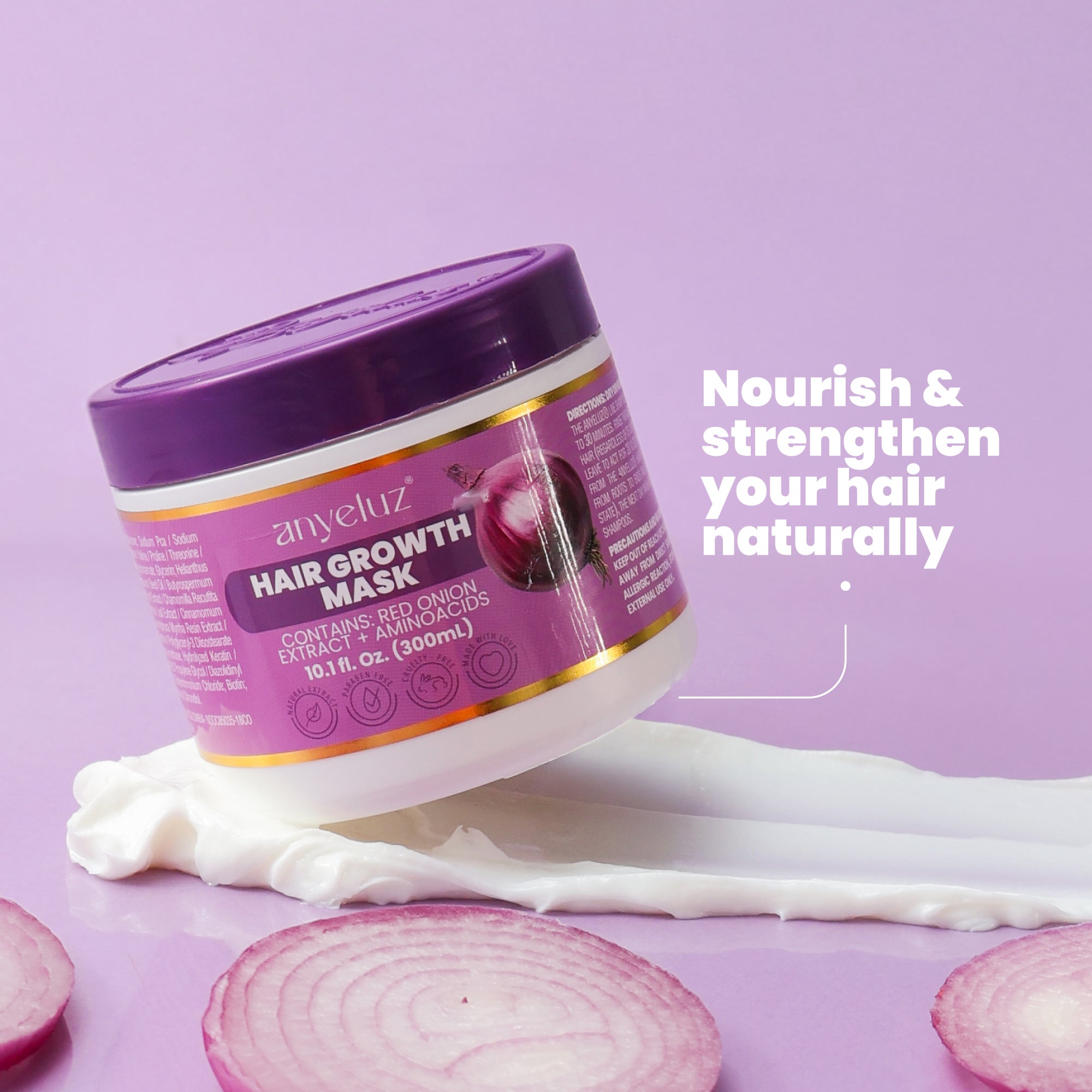 スタイリング剤 onion HAIR GROWTH THERAPY - ONION HAIR MASK – Anyeluz USA
