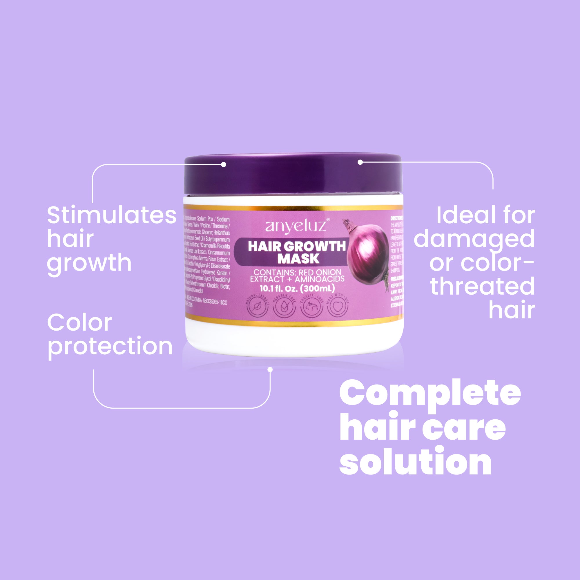 HAIR GROWTH THERAPY - ONION HAIR MASK – Anyeluz USA