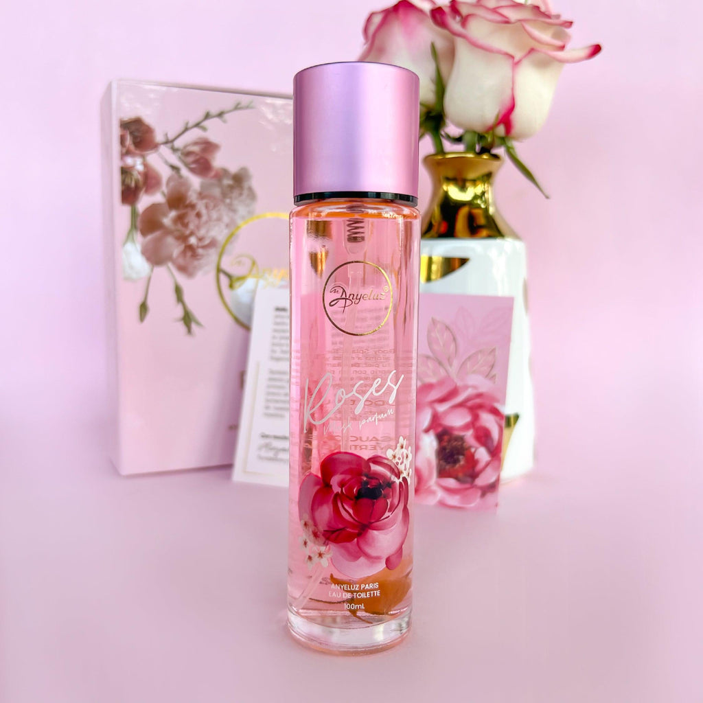 PERFUME DE ROSAS ANYELUZ PARÍS + CREMA HIDRATANTE GRATIS - Anyeluz